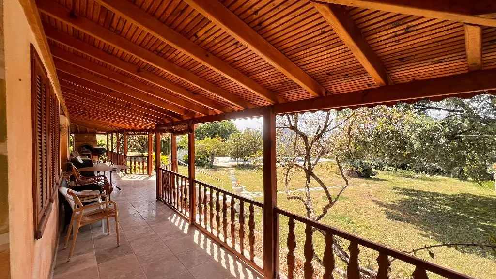 Shaded terrace